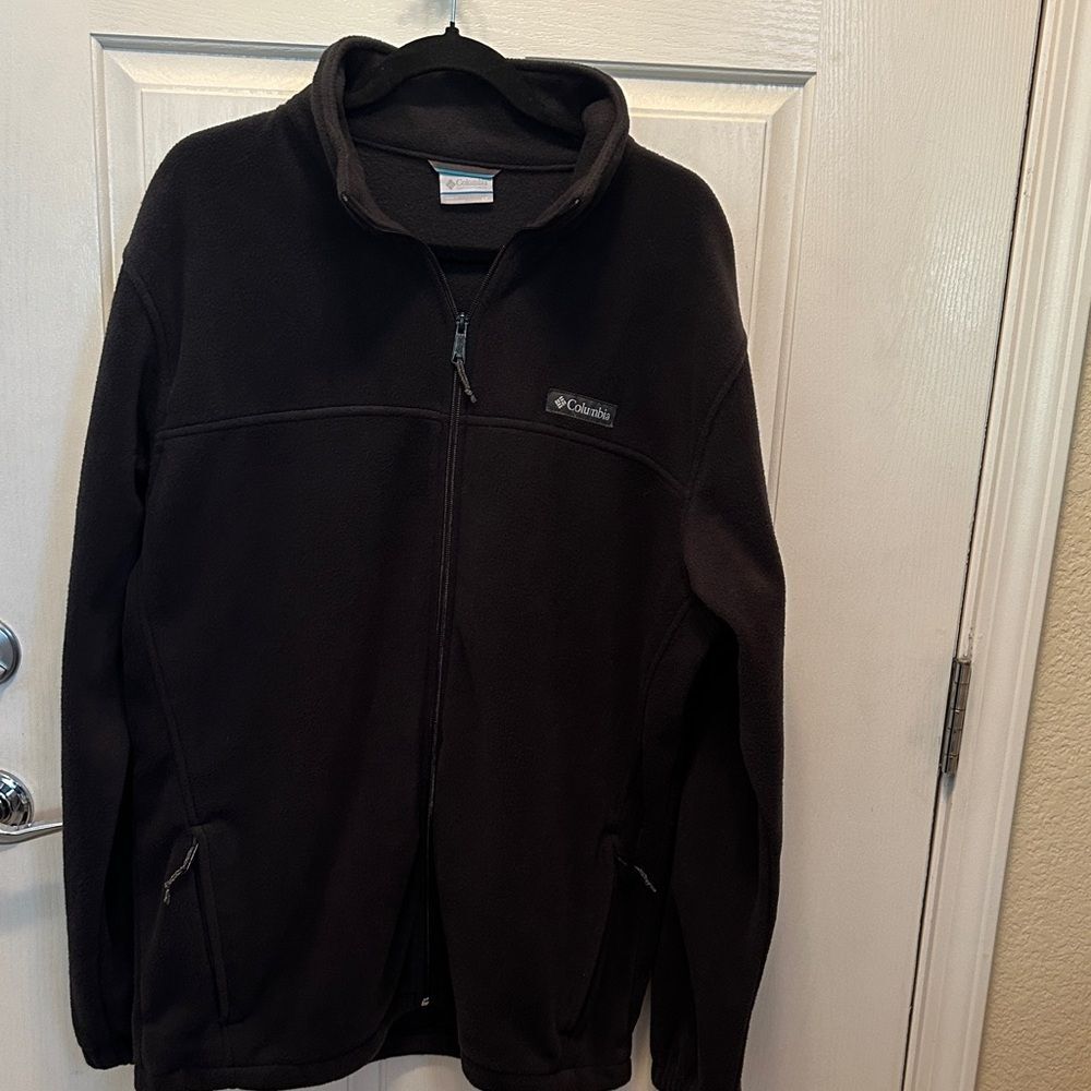 Columbia Black Fleece Women’s Jacket Pockets Inside/Outside Size L Tall (LT)